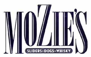 MOZIE'S SLIDERS·DOGS·WHISKY logo