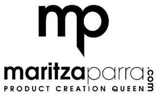 MP MARITZA PARRA.COM PRODUCT CREATION QUEEN logo