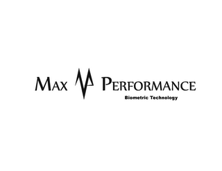 MP MAX PERFORMANCE BIOMETRIC TECHNOLOGY logo