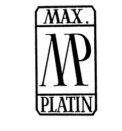MP MAX. PLATIN logo