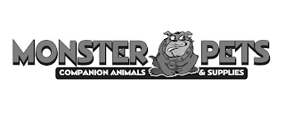 MP MONSTER PETS COMPANION ANIMALS & SUPPLIES logo