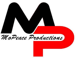 MP MOPEACE PRODUCTIONS logo