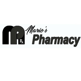 MP RX MARIO'S PHARMACY logo