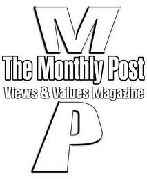 MP THE MONTHLY POST VIEWS & VALUES MAGAZINE logo