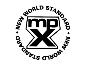 MP X NEW WORLD STANDARD logo