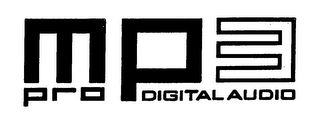 MP3PRO DIGITAL AUDIO logo