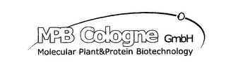 MPB COLOGNE GMBH MOLECULAR PLANT&PROTEIN BIOTECHNOLOGY logo