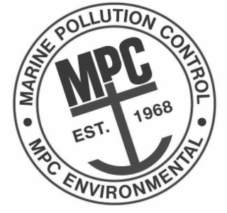 MPC EST. 1968 MARINE POLLUTION CONTROL MPC ENVIRONMENTAL logo