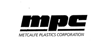 MPC METCALFE PLASTICS CORPORATION logo