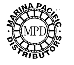 MPD MARINA PACIFIC DISTRIBUTORS logo