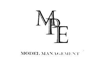 MPE MODEL MANAGEMENT logo