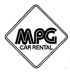 MPG CAR RENTAL logo
