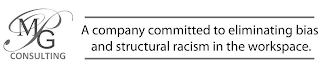 MPG CONSULTING A COMPANY COMMITTED TO ELIMINATING BIAS AND STRUCTURAL RACISM IN THE WORKSPACE logo