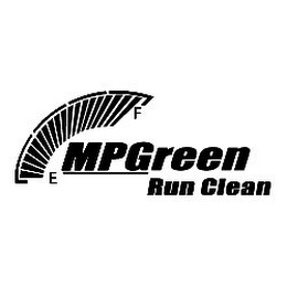 MPGREEN RUN CLEAN E F logo