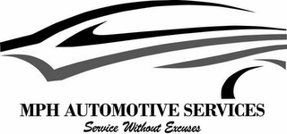 MPH AUTOMOTIVE SERVICES SERVICE WITHOUT EXCUSES logo