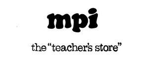 MPI THE "TEACHER'S STORE" logo