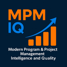 MPM IQ MODERN PROGRAM & PROJECT MANAGEMENT INTELLIGENCE AND QUALITY logo