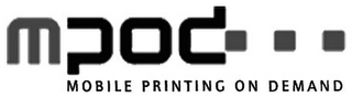 MPOD MOBILE PRINTING ON DEMAND logo