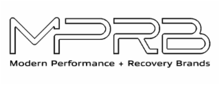 MPRB MODERN PERFORMANCE + RECOVERY BRANDS logo