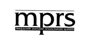MPRS MEGACODE PORTABLE RESUSCITATION SYSTEM logo