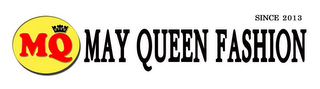 MQ MAY QUEEN FASHION SINCE 2013 logo