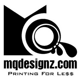MQDESIGNZ.COM PRINTING FOR LE$$ logo
