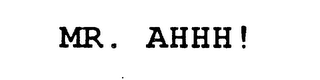 MR. AHHH! logo