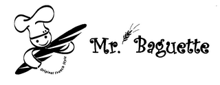 MR. BAGUETTE ORIGINAL FRENCH STYLE logo