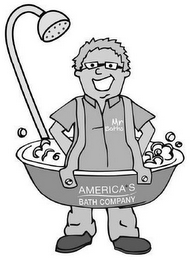 MR BATHS AMERICA'S BATH COMPANY logo