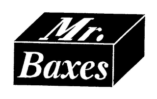 MR. BAXES logo
