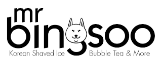 MR BINGSOO KOREAN SHAVED ICE BUBBLE TEA & MORE logo