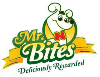 MR. BITES DELICIOUSLY REWARDED logo