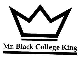 MR. BLACK COLLEGE KING logo