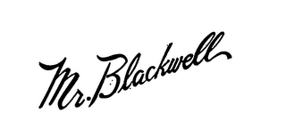 MR. BLACKWELL logo
