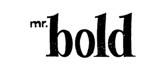 MR. BOLD logo