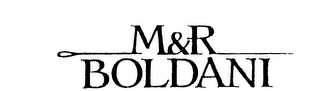 M&R BOLDANI logo