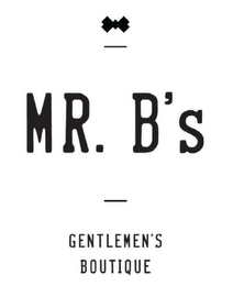 MR. B'S GENTLEMEN'S BOUTIQUE logo