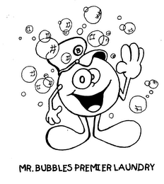 MR. BUBBLES PREMIER LAUNDRY logo