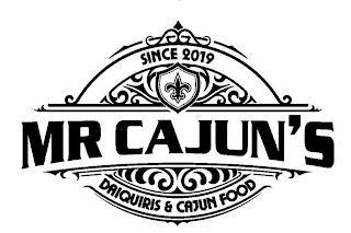 MR CAJUN'S SINCE 2019 DAIQUIRIS & CAJUN FOOD logo