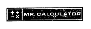 MR. CALCULATOR logo