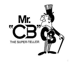 MR. "CB" THE SUPERTELLER logo
