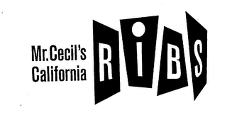MR. CECIL'S CALIFORNIA RIBS logo