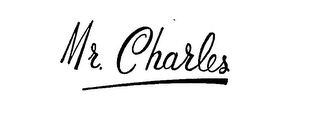 MR. CHARLES logo