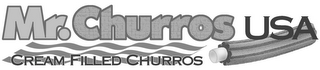 MR. CHURROS USA CREAM FILLED CHURROS logo
