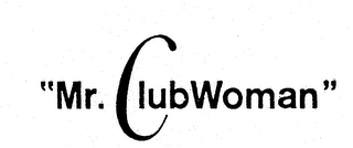 "MR. CLUBWOMAN" logo