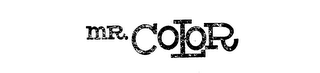MR. COLOR logo