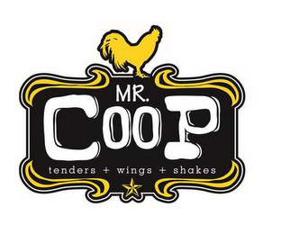 MR. COOP TENDERS + WINGS + SHAKES logo