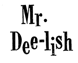 MR. DEE-LISH logo