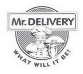 MR. DELIVERY WHAT WILL IT BE? logo