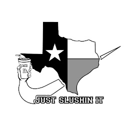 MR. D'S JUST SLUSHIN IT logo